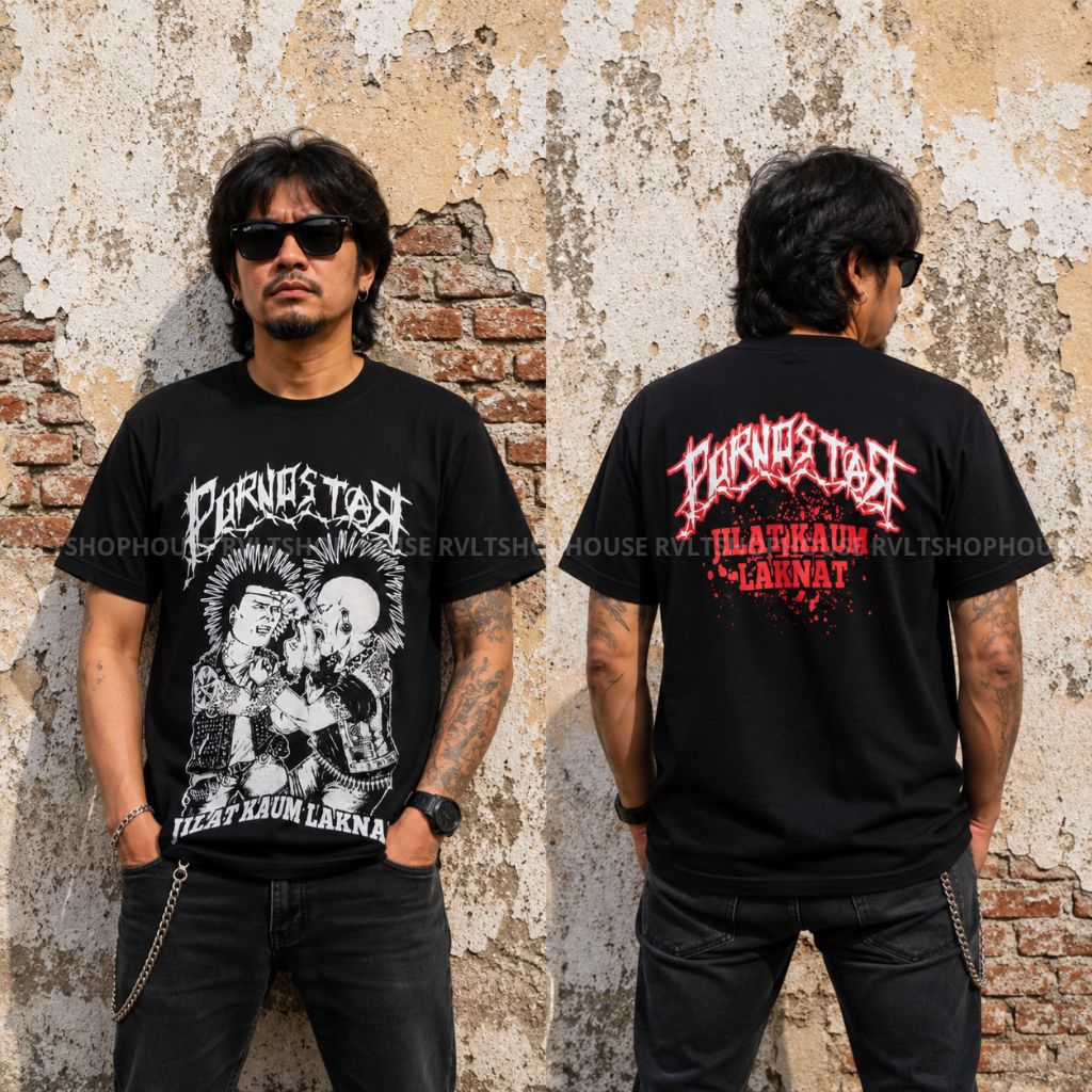 เสื้อยืด Pornostar Punk Band / เสื้อยืด Punk / เสื้อยืด Distro