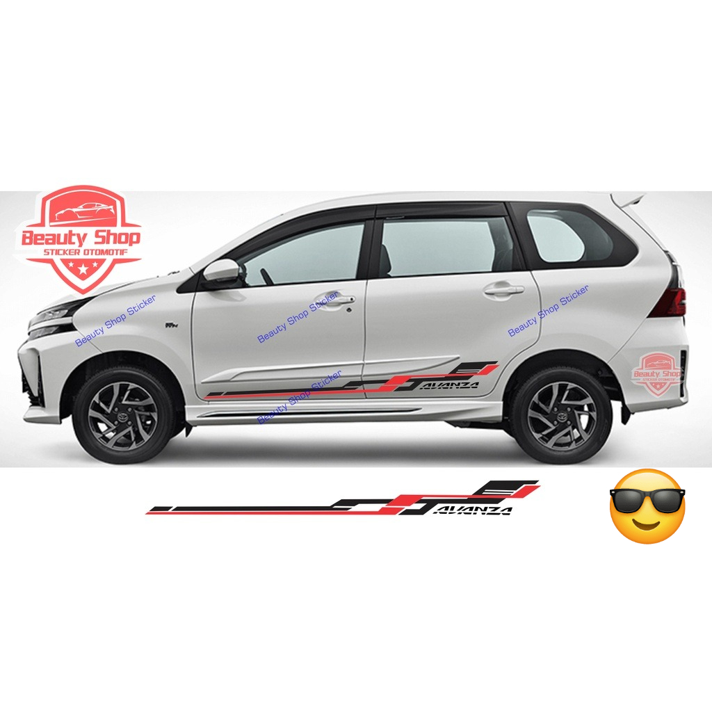 AVANZA สติ๊กเกอร์ติดรถ ตัดสติ๊กเกอร์ AVANZA STRIPING