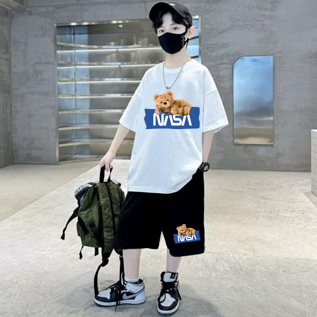ASGARD ASGARD | ใหม่ล่าสุดชุดขาสั้น NASA MOTIF CHILDREN