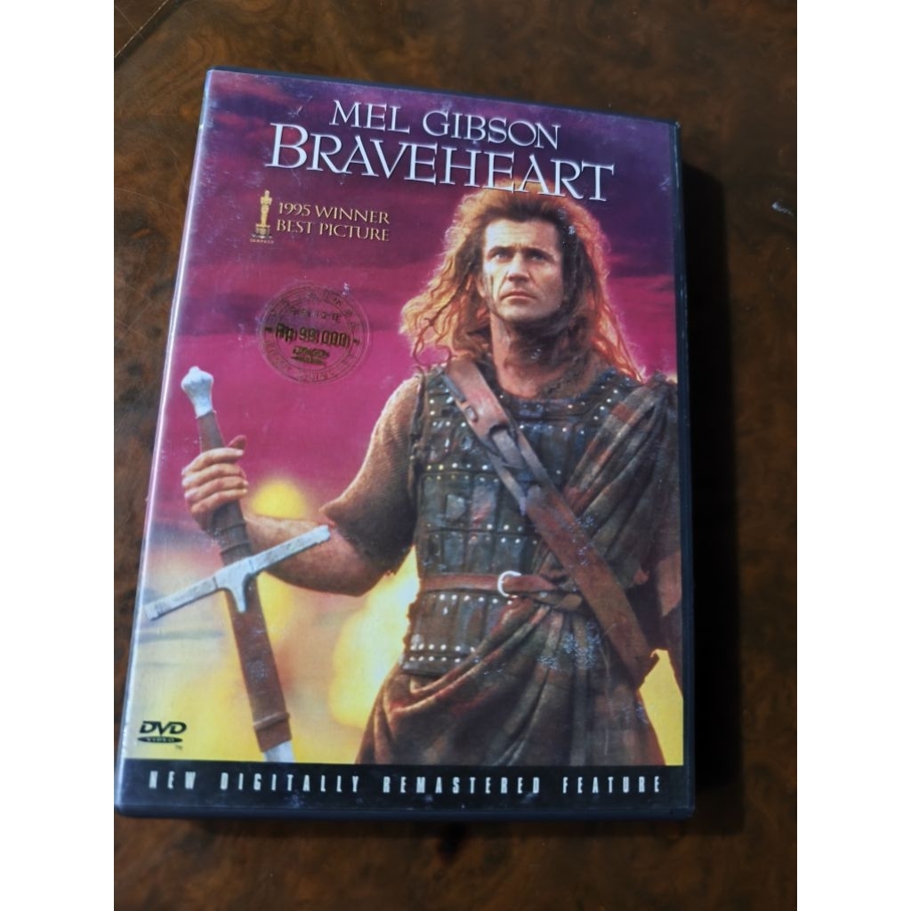 DVD ORIGINAL MEL GIBSON Braveheart บรรจุ 2 แผ่น