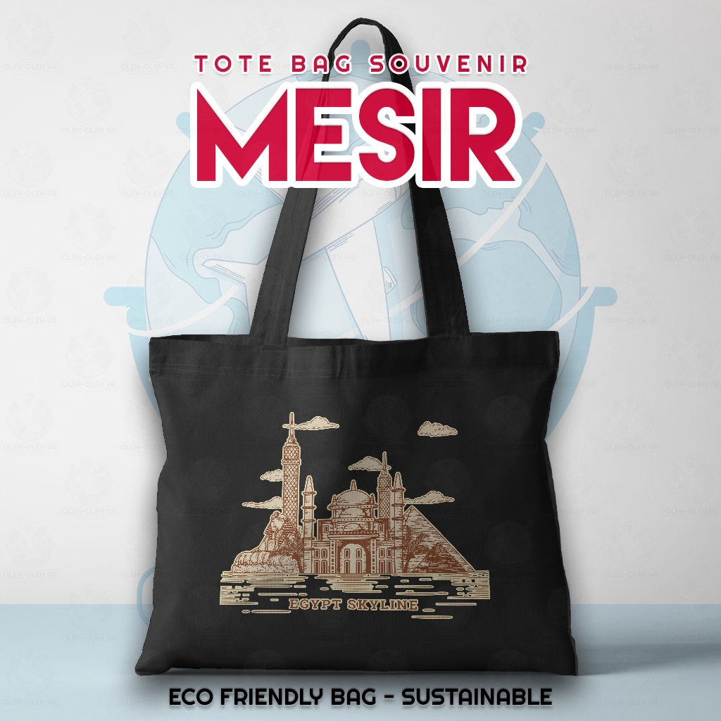 ของที่ระลึก YA ของที่ระลึก Tote Bag Egypt Overseas - ของที่ระลึก Tote Bag Egypt Skyline Tourist City