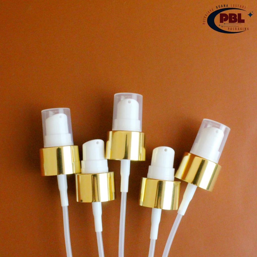 คอปั๊มรักษา 24 Gold HalfCap / Treatment Pump Bottle Cap N 24