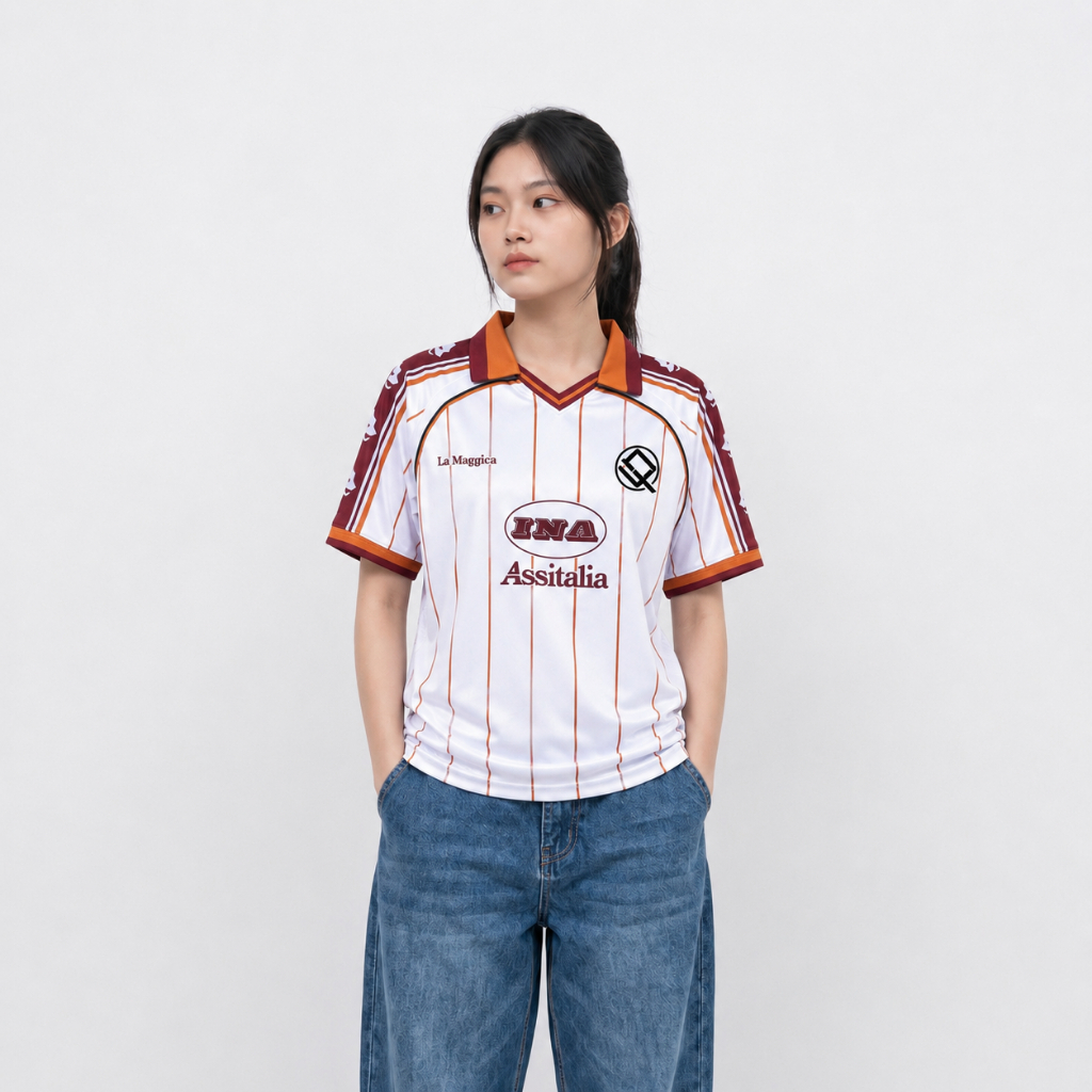 AS Roma Jersey / AS Roma Jersey / เสื้อ AS Roma / เสื้อฟุตบอล / เสื้อวินเทจ