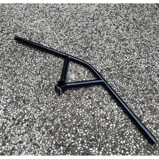 BULLDOSE BAR Platinum Hi-Ten-Steel 25.4 - Bull Mose Bar แฮนด์เหล็กแพลทินัม-Sem 25.4 สามเหลี่ยม Original Platinum ไต้หวัน