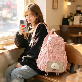 PANCHAYAT-[Free Liontin] Tas Sekolah Cewek Korean Style|tahan Air Cantik Bacpack Sekolah|Tas Ransel Wanita Terbaru 2025|Gantungan