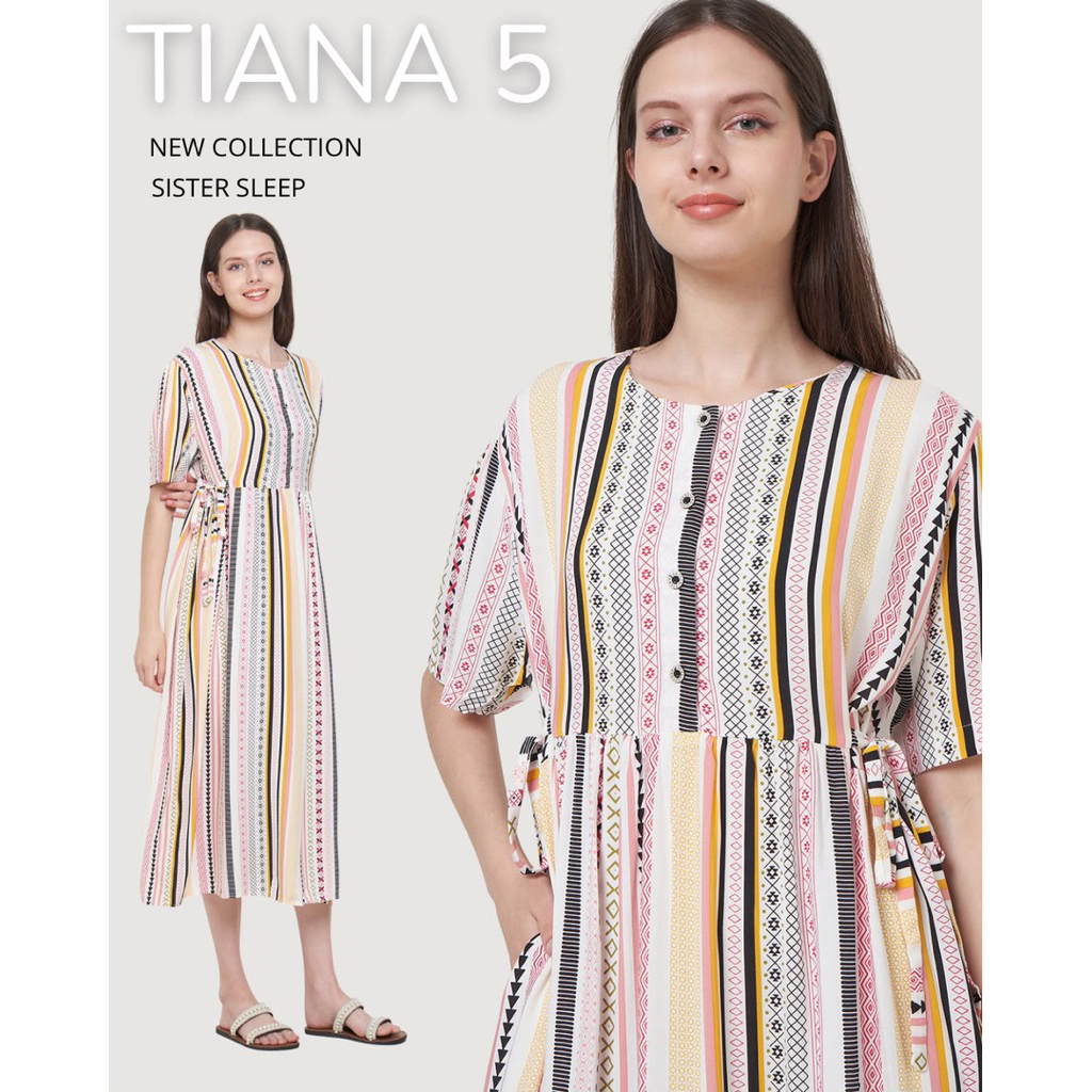 TIANA 5 SERIES (LONG DRESS, PJG PAJAMAS)