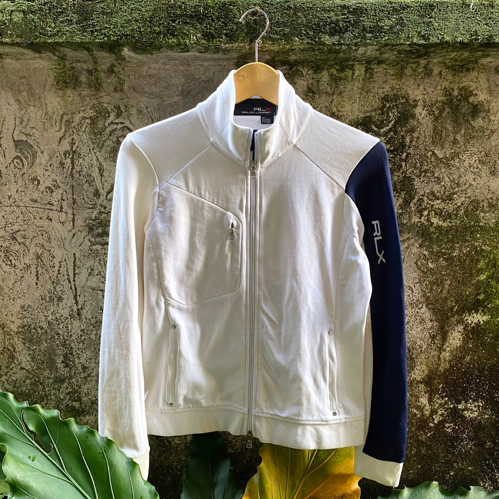 Ralph Lauren RLX Golf Jacket White scnd prlvd original White Blue Golf Jacket