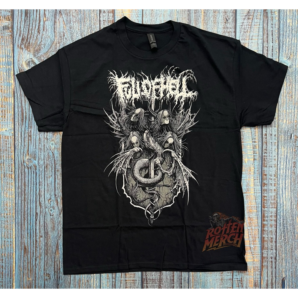 เสื้อยืด Full of Hell Band - สินค้าอย่างเป็นทางการของ Seraphic Hydra