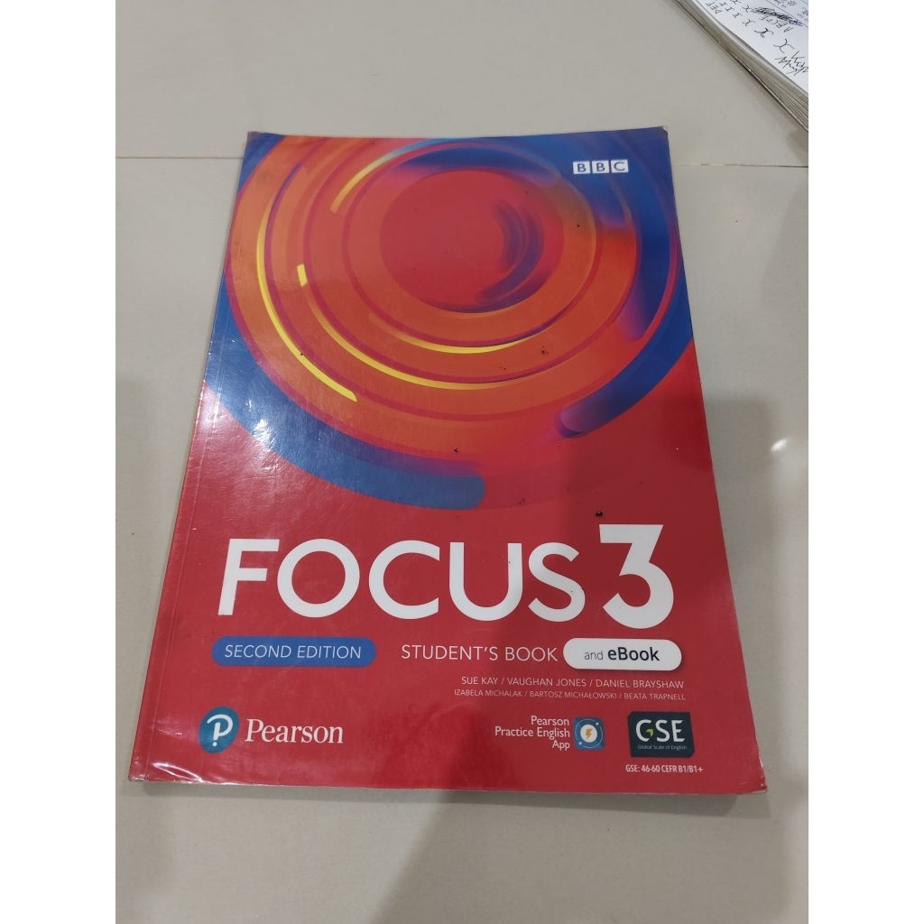 หนังสือเรียน English Focus 3 pearson มือสอง