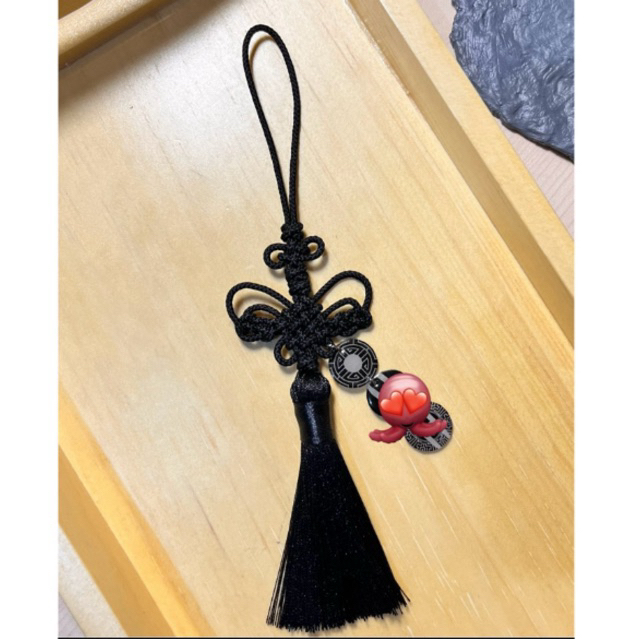 BUTTERFLY ARING TASSEL NORIGAE สีดํา