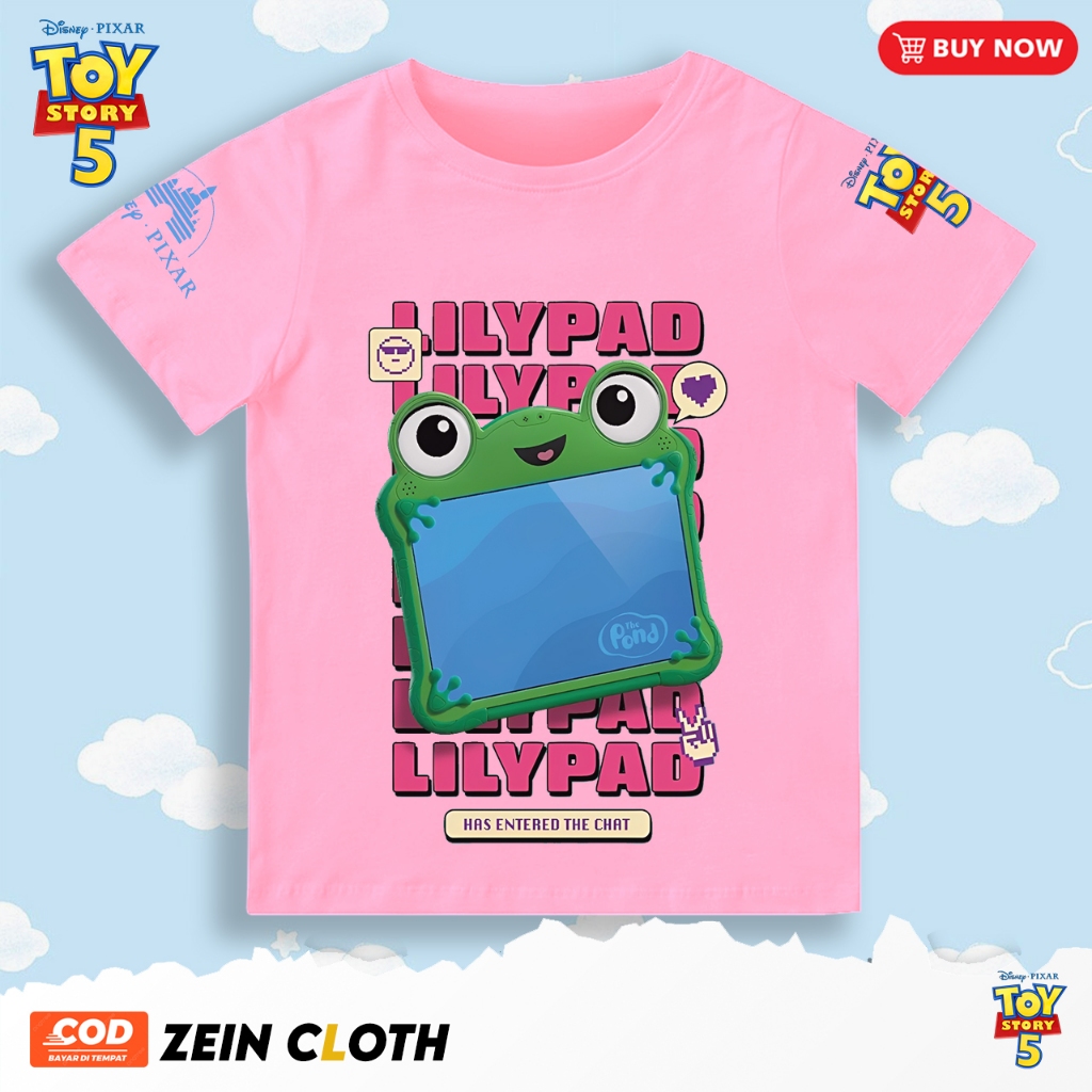 Toy Story 5 Lilypad เสื้อยืดเด็ก / Toy Story LilyPad เสื้อผ้าเด็ก