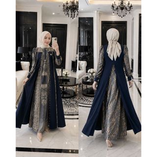 Mahira Luxury Gamis Classic Blossom, Busui dan Wudhu Friendly