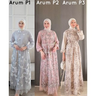ARTEMIS FASHION - ARUM P1 P2 P3  MAXI DRESS gamis pesta brukat