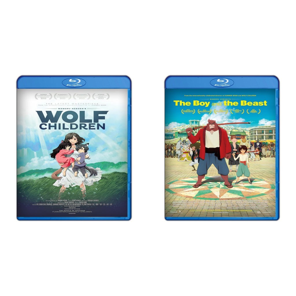 DVD Wolf Children (2012) + DVD The Boy And The Beast (2015)