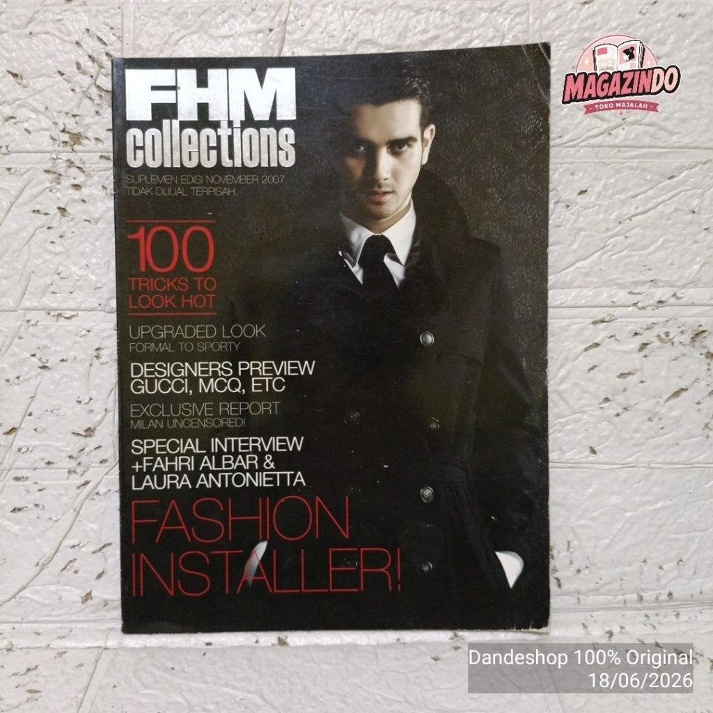 FHM Collections - นิตยสาร Fashion Lifestyle (มือสอง)