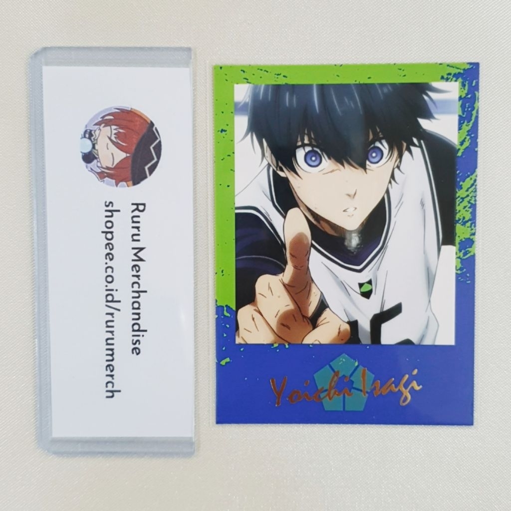 การ์ดฉากอนิเมะ Blue Lock Isagi