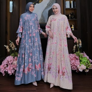Dumma.id Pakaian Wanita Zelfa Dress Rayon Viscose Premium Dress Cantik