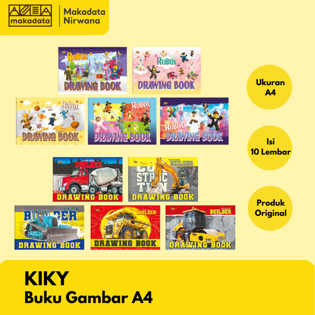 KIKY DRAWING BOOK/A4 DRAWING BOOK (1 ชิ้น)