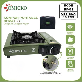 Kompor Portable OMICKO Kompor Portable 2 in1 Kompor free cover