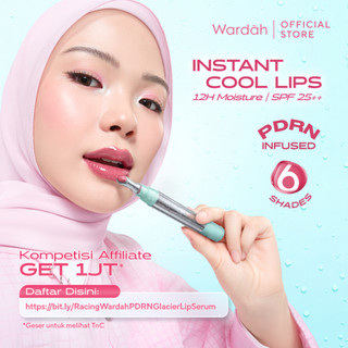 WARDAH PDRN Glacier Tinted Lip Serum with PDRN-infusion and SPF 25 -  Sensasi Dingin - Melembapkan Menyamarkan Garis Bibir - Plumpy Lip - Bibir Kenyal - Lip Gloss - Glossy Lips - Makeup