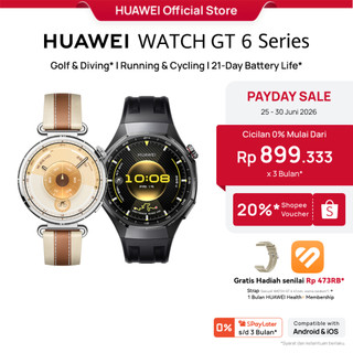 [PAYDAY | HOT SELLING] WATCH GT 6 Series Smartwatch l Golf & Diving* l Running & Cycling l 21-Day Battery Life* | ECG*