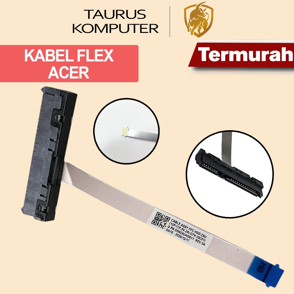 ยืดหยุ่น Flex Cable 12 Pin Sata HDD SSD ACER Aspire 3 A315-23 A315-23G A315-55 A315-55G A515-45 A515