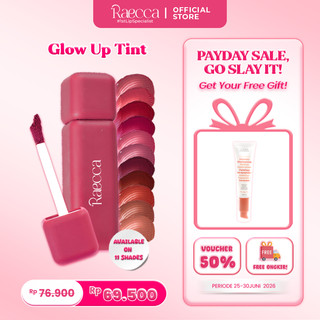 Raecca Glow Up Tint - Rekomendasi Liptint Waterproof Untuk Sekolah dan Daily Use #1stLipSpecialist