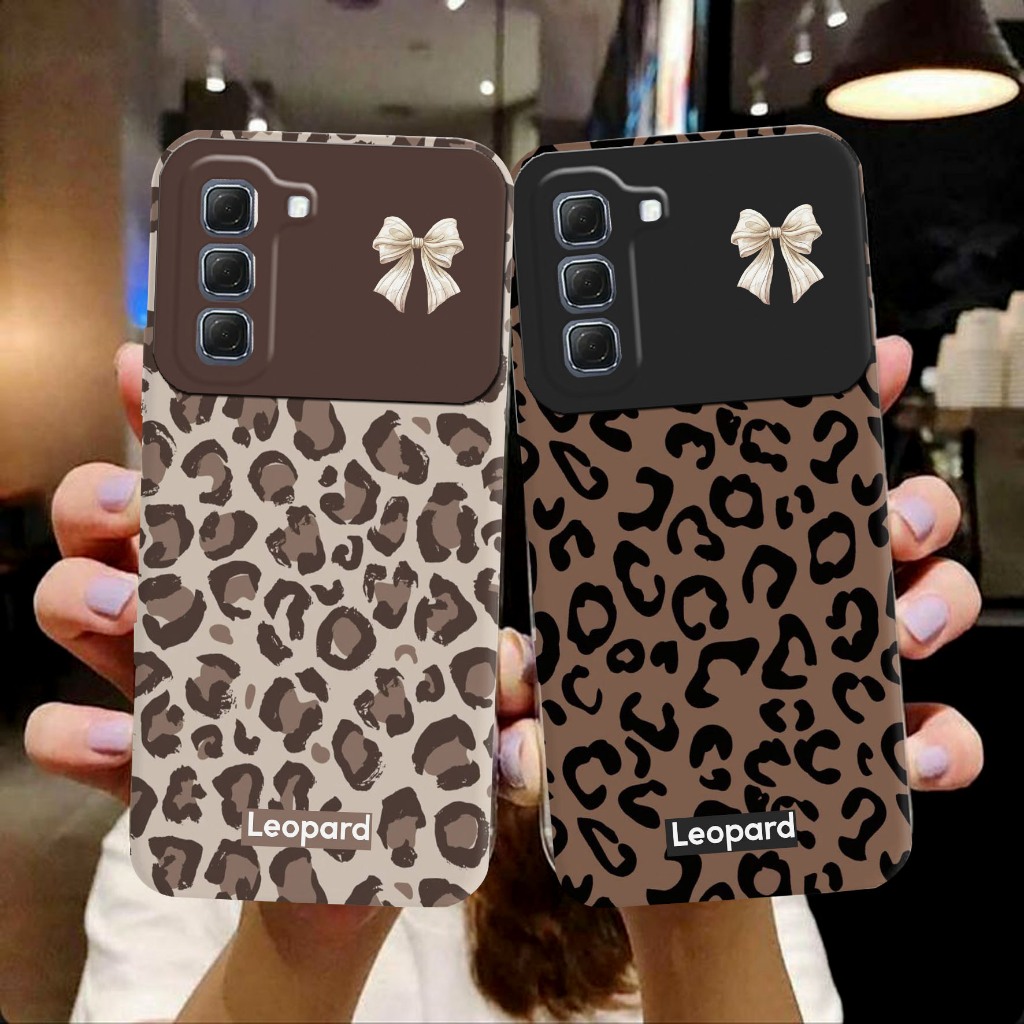 HP Leopard Case สําหรับ Infinix Hot 70 60 60i 60 Pro Gt 7 GT 30 Pro Smart 20 10 Plus Note Edge Note 