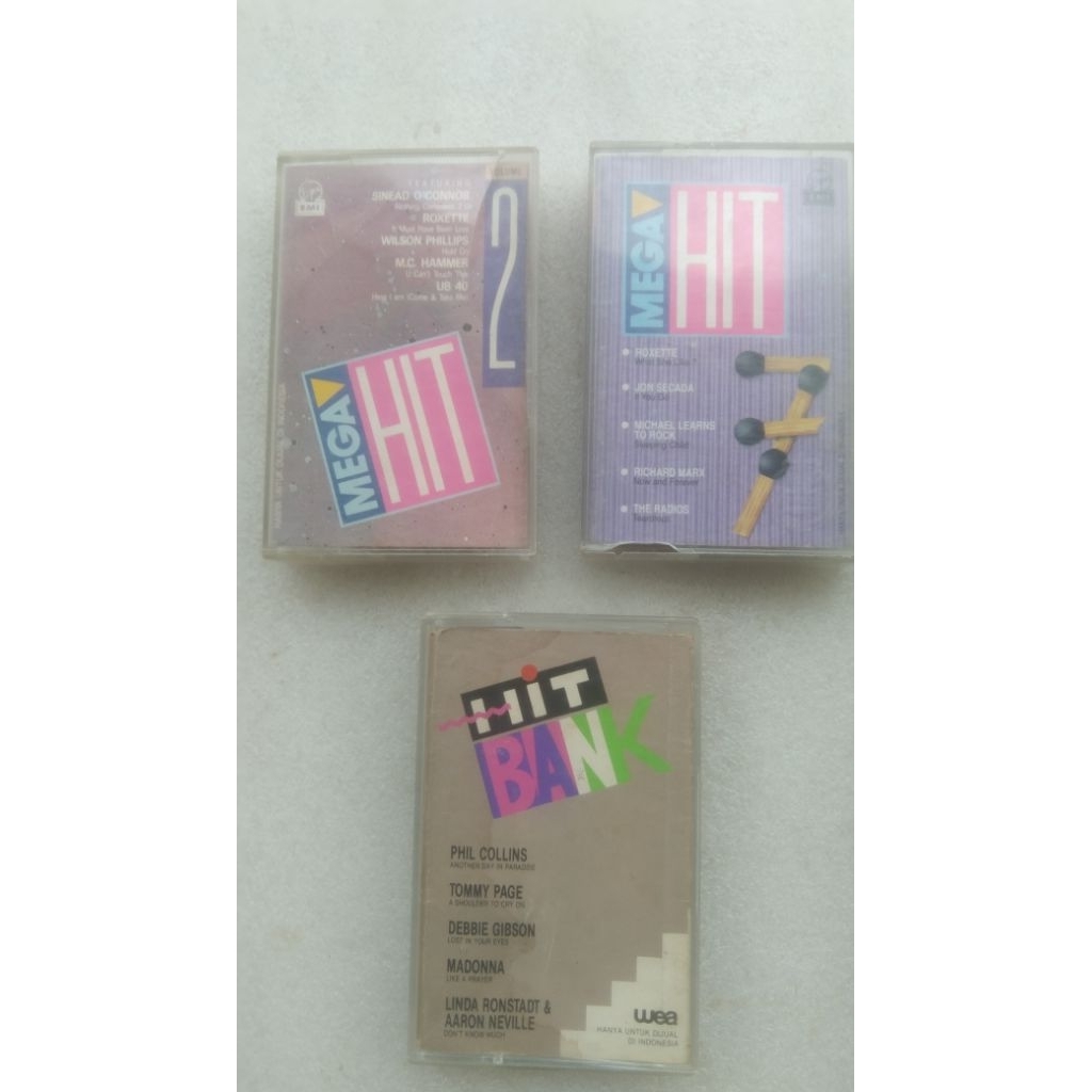 เทปคาสเซ็ท Mega Hit & Hit Bank