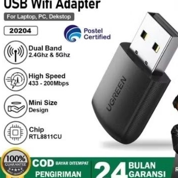 UGREEN WIRELESS AC650 USB WIFI DUAL BAND / 20204 ac 650