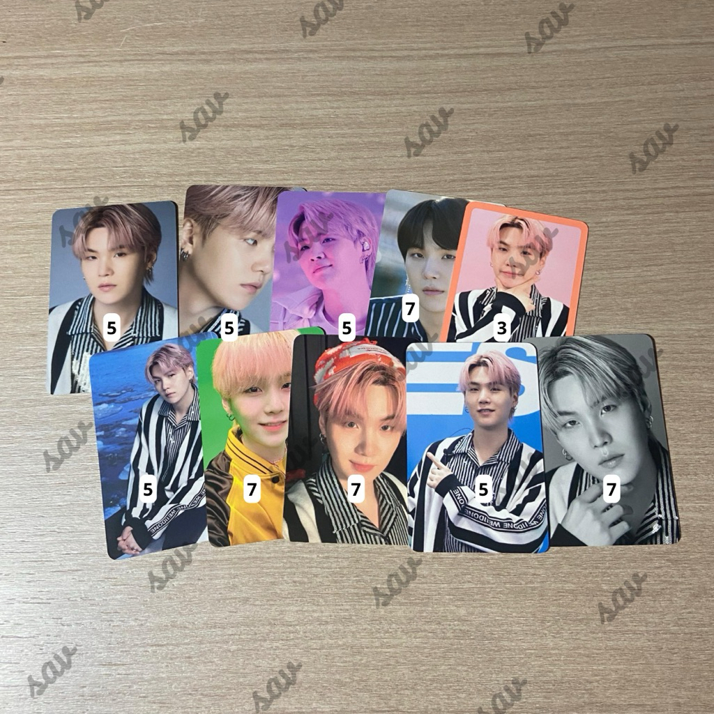 BTS OFFICIAL PHOTOCARD ซูกา