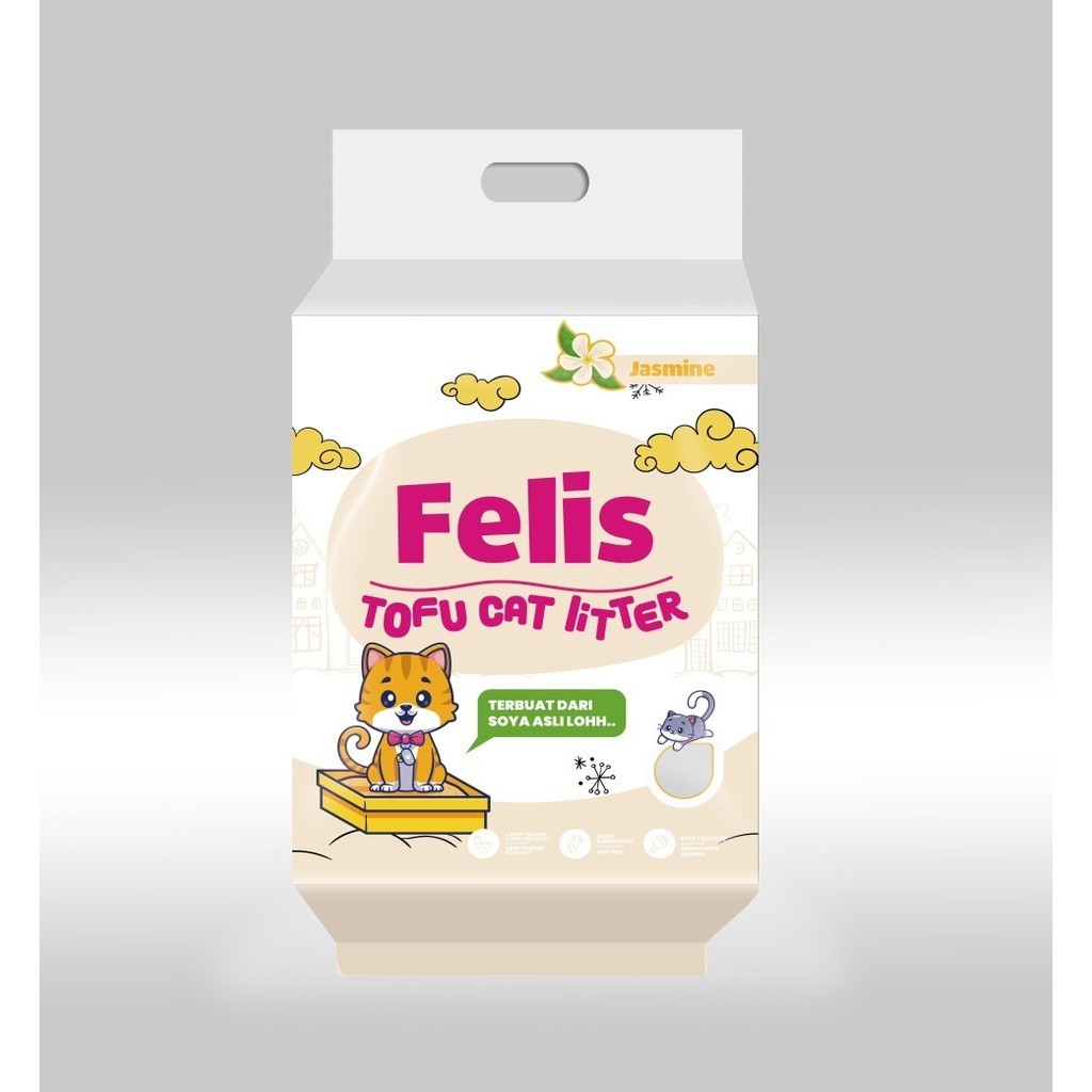 FELIS TOFU 7 LITER life ทรายแมว SOYA ทรายแมว