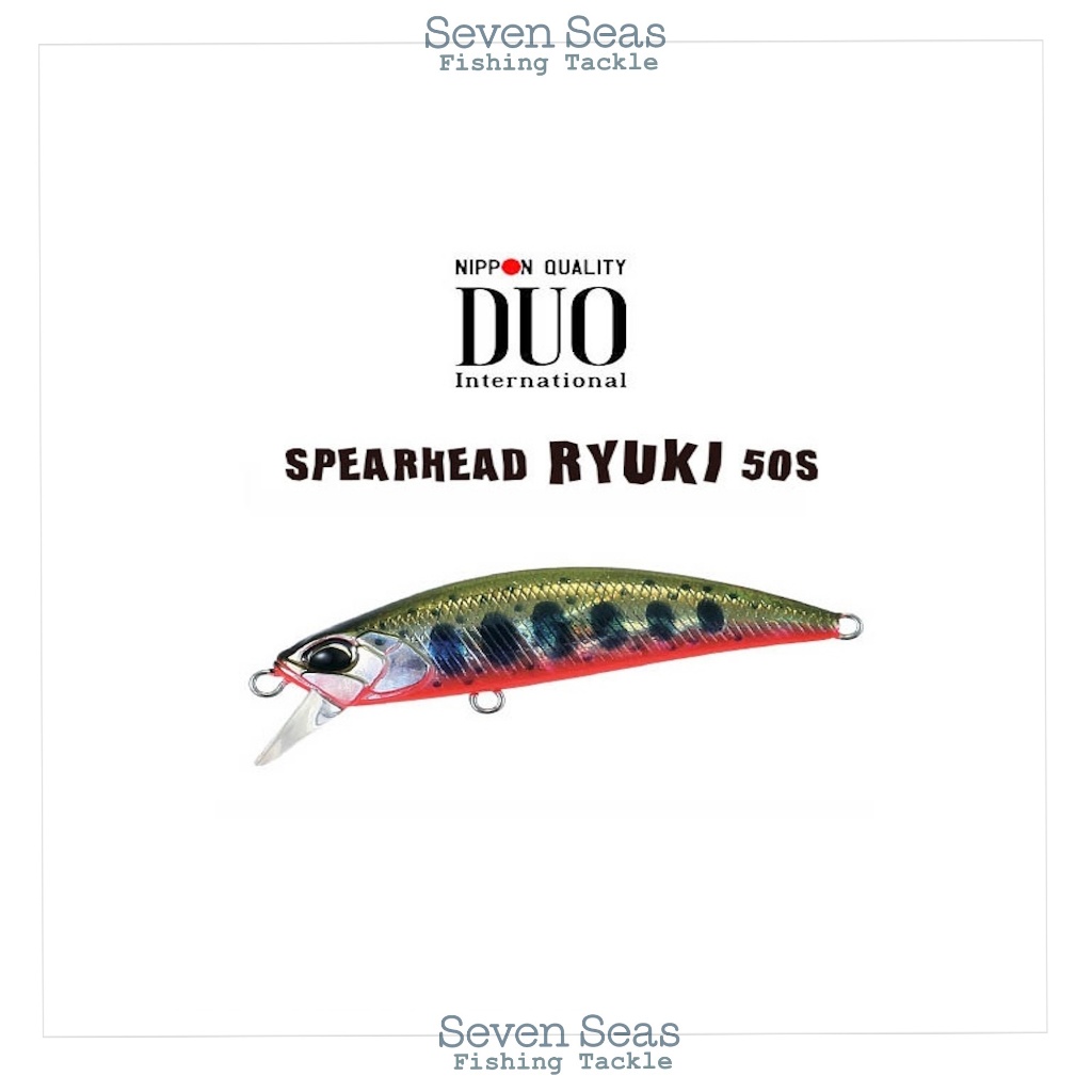 Duo Spearhead Ryuki 50S เหยื่อตกปลา Sinking Lure Minnow