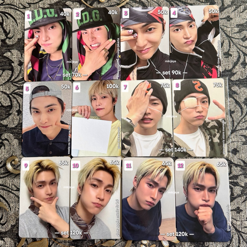 Photocard XngHan & Xoul Seunghan POB Benefit Fansign FS Cafe Video Call VCE Lucky Draw LD Store Mana