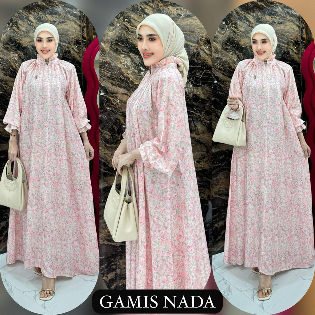 เฟลิซิตี้สโตร์.id l Gamis Nada - เดรสเรยอน พรีเมี่ยม