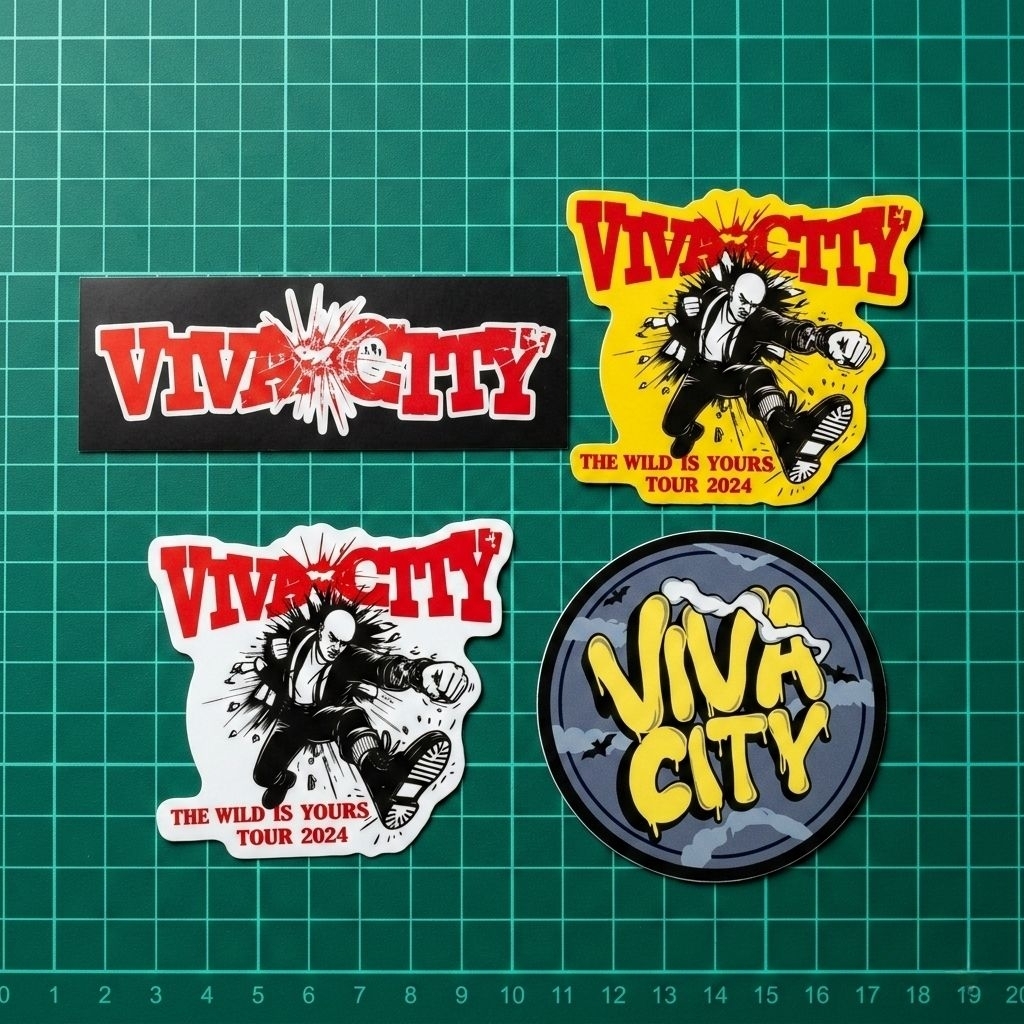 VIVA CITY BAND PUNK YK STICKER PACK