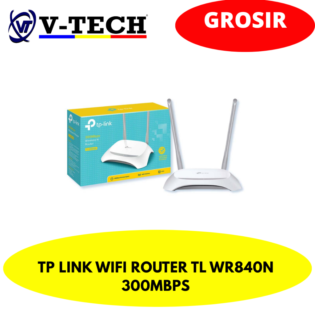 TP LINK เราเตอร์ WIFI TL WR840N 300MBPS