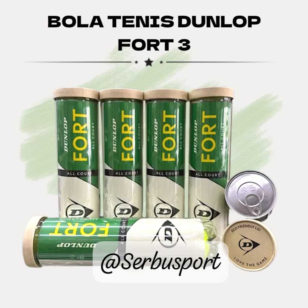ลูกเทนนิส DUNLOP FORT 4 ลูก All Court ORIGINAL