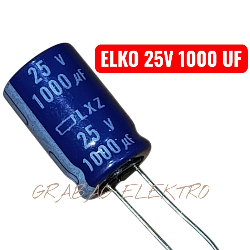 ELKO 25V 1000UF ELKO 25V 1000UF