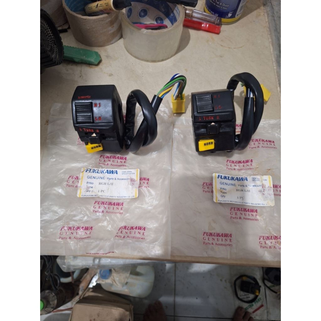 สวิตช์ซ้ายผู้ถือ suzuki rgr rg150r rgr 150 nos japan