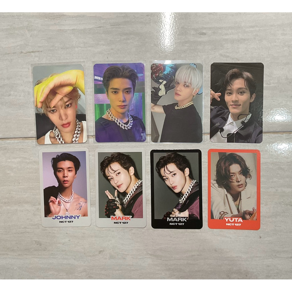 Photocard อย่างเป็นทางการ aab nct 127 2 baddies tc อัลบั้ม แนวคิด selca taeyong johnny yuta jaehyun 
