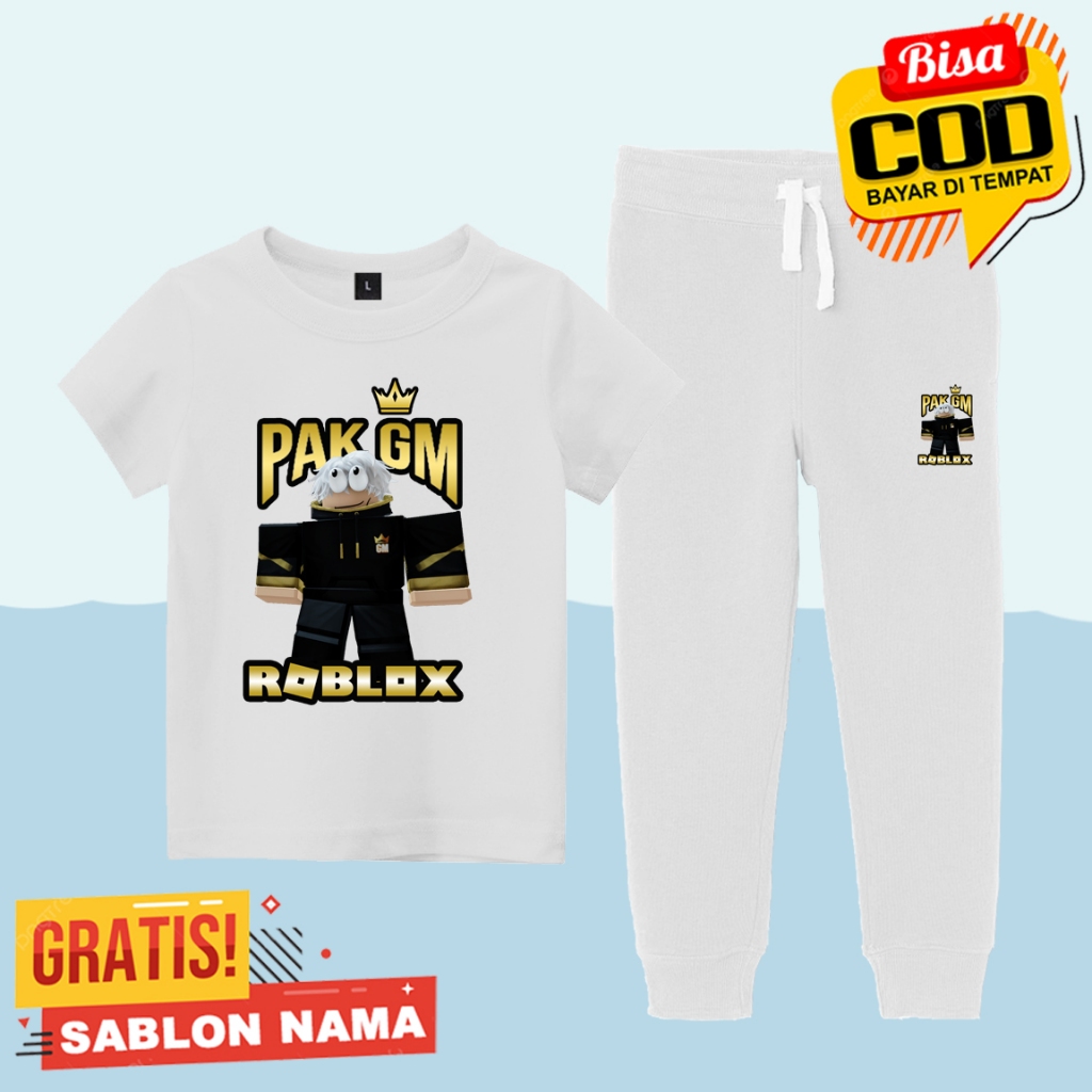 PAK GM ROBLOX KIDS SUIT - เสื้อยืดเด็ก & JOGGER
