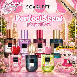 Scarlett Whitening Eau De Parfum 30ml | BPOM | ORIGINAL Sweet | Dreamy | Euphoria | Passionate | Pistachio | Tea Amor