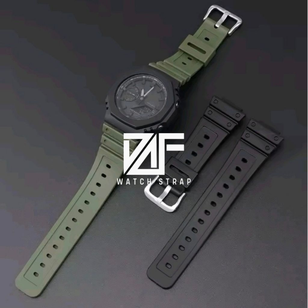 DAF STRAP WATCH STRAP นาฬิกายาง GLS / Dw 5600 สีดํา ARMY ORIGINAL QUALITY