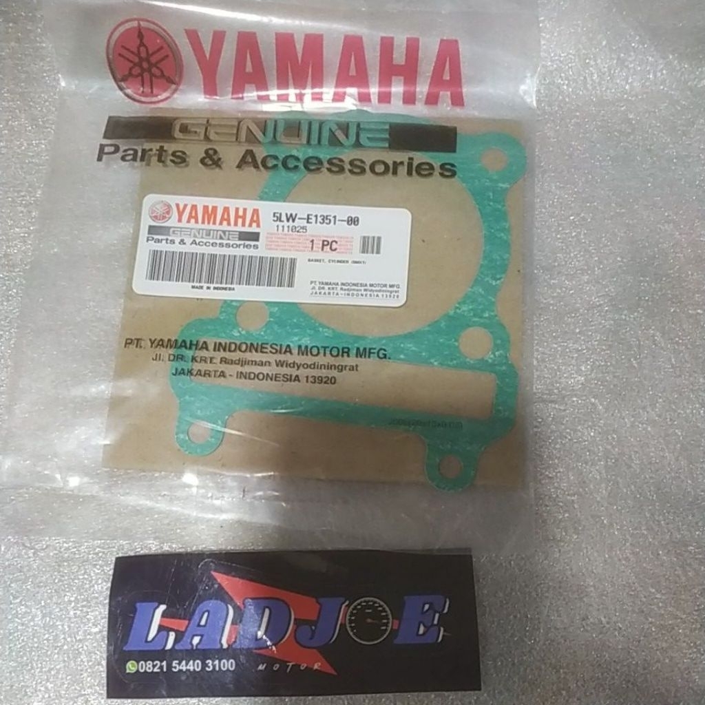 ปะเก็นกระบอก/แพ็คบล็อก Mio sporty/ 5lw-e1351-00/yamaha