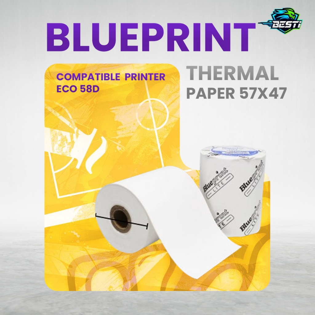 BLUEPRINT LITE 57 x 47 มม. กระดาษซับน้ํานม 57x47 มม