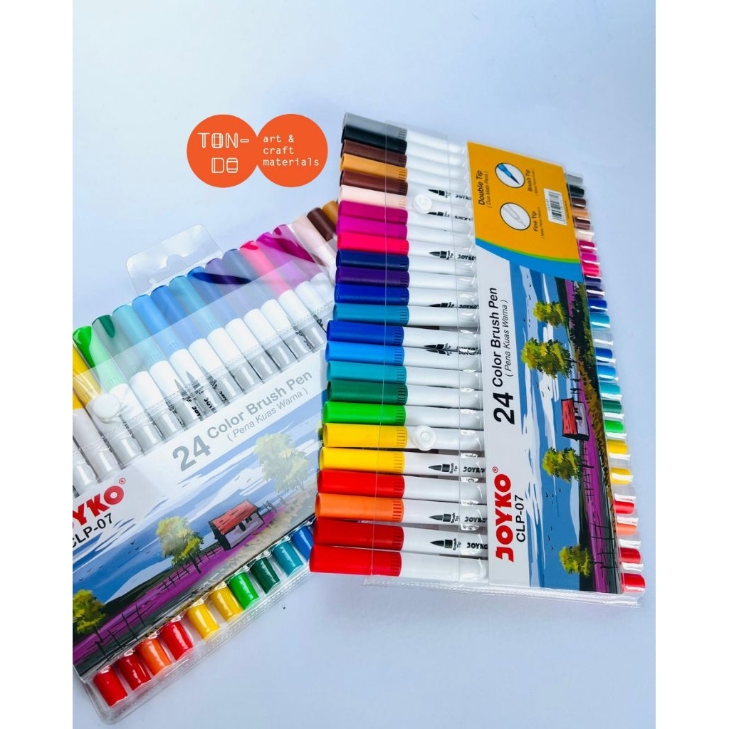 JOYKO BRUH PEN 24 COLOUR CLP-07
