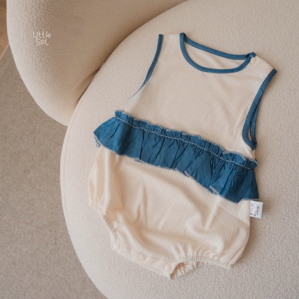 LITTLE SOL - EMMA JUMPER | จั้มยีนส์เด็ก | เด็กผู้หญิง JUMPER | CHILDRENS DENIM ROMPER | เสื้อแจ็คเก