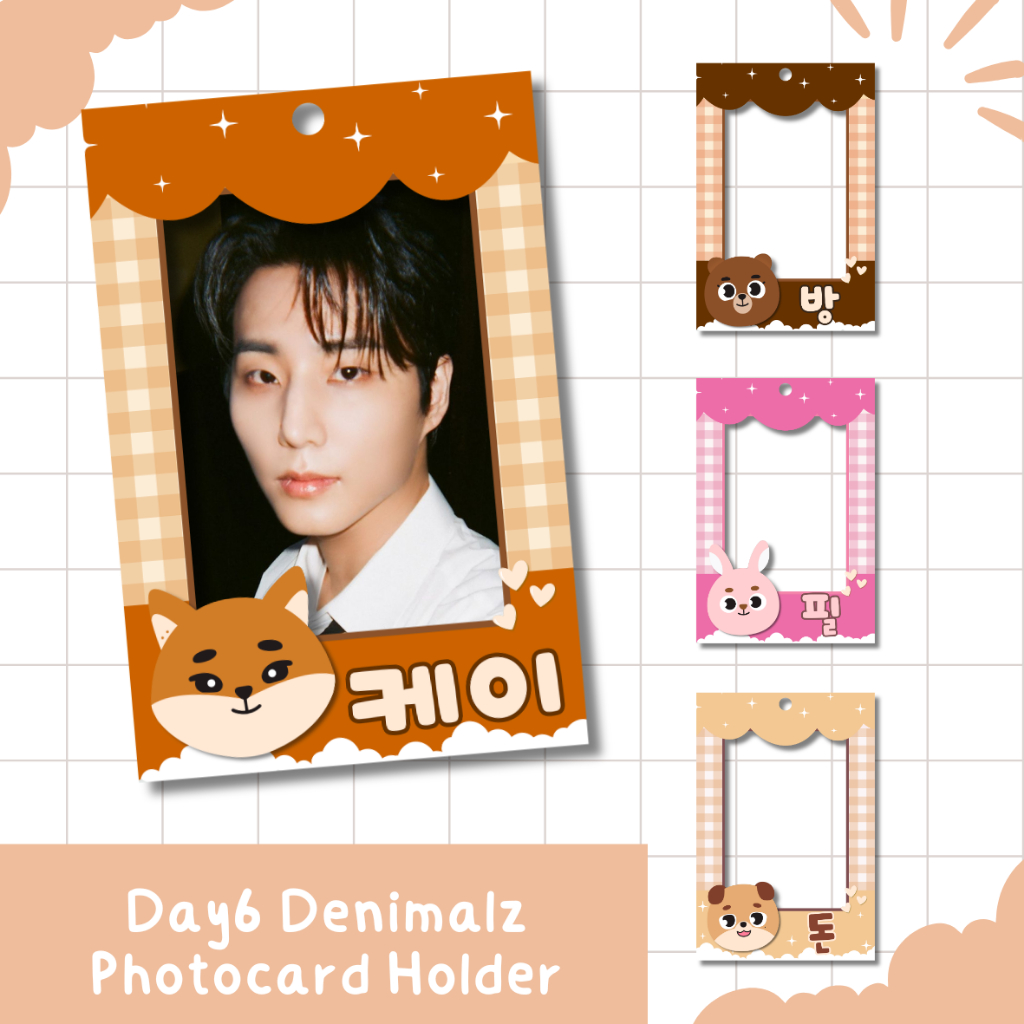 DAY6 PHOTOCARD HOLDER ACRYLIC / CAHOL DAY6 DENIMALZ / DENIMALZ CARD HOLDER ACRYLIC / CAHOL RERYLIC D
