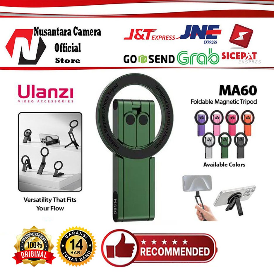Ulanzi MA30 Carabiner-Mount Phoneขาตั้งกล้องแม่เหล็กSafe Miniขาตั้งกล้องHP Ulanzi MA 30 ขาตั้งโทรศัพ